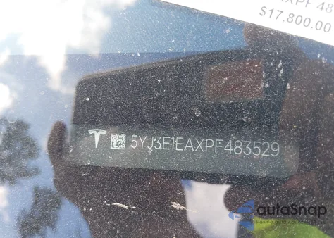 2023 Tesla Model 3 Rear-Wheel Drive from USA, damaged, VIN 5YJ3E1EAXPF483529